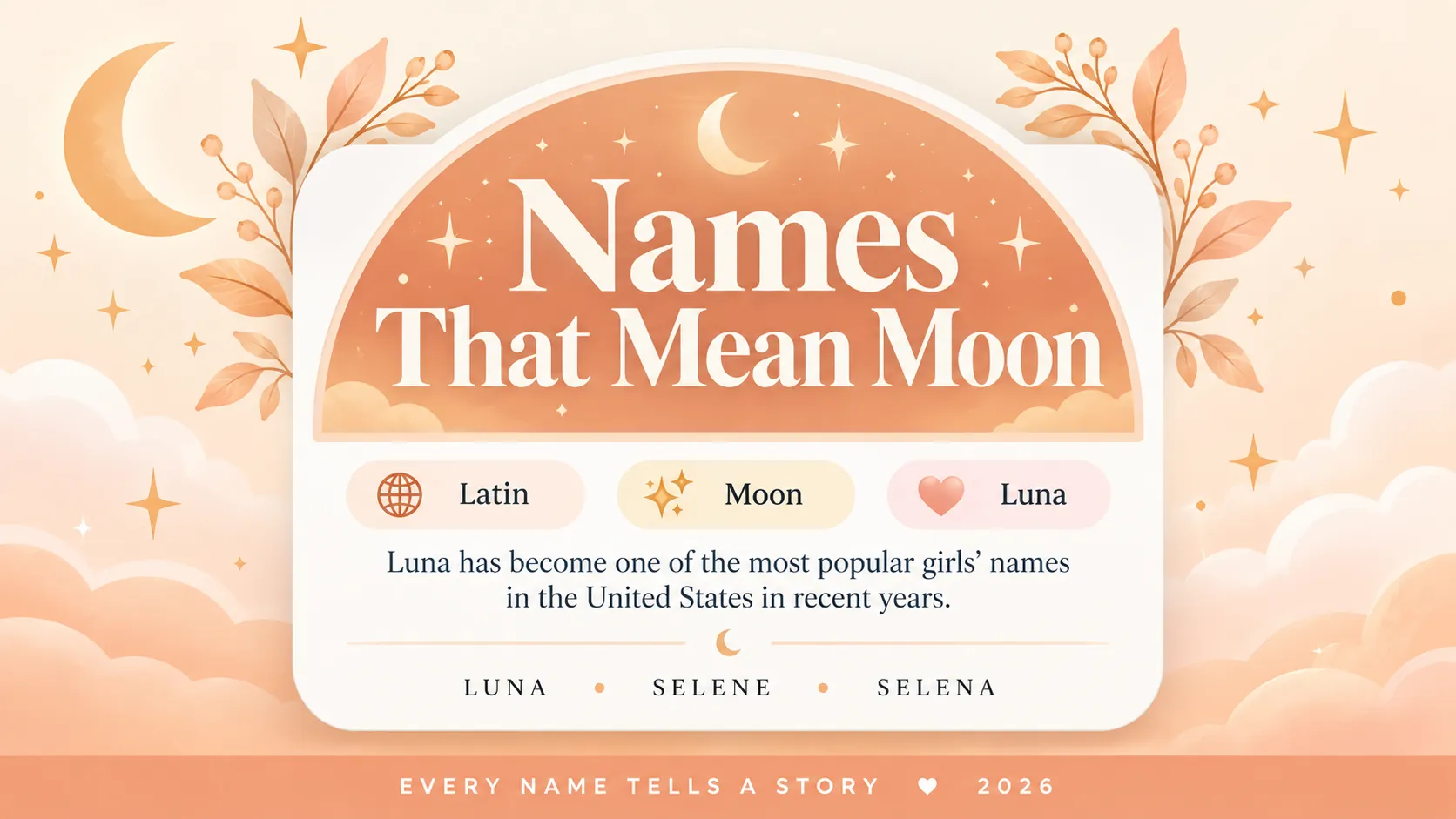 Names That Mean Moon