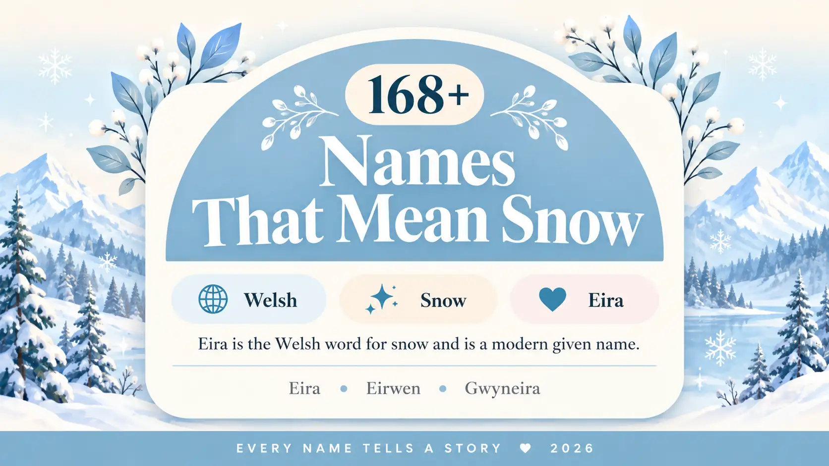 Names That Mean Snow